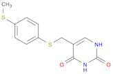 2,4(1H,3H)-Pyrimidinedione, 5-[[[4-(methylthio)phenyl]thio]methyl]-