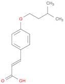 2-Propenoic acid, 3-[4-(3-methylbutoxy)phenyl]-, (2E)-