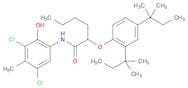 Hexanamide,2-[2,4-bis(1,1-dimethylpropyl)phenoxy]-N-(3,5-dichloro-2-hydroxy-4-methylphenyl)-