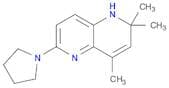 1,5-Naphthyridine, 1,2-dihydro-2,2,4-trimethyl-6-(1-pyrrolidinyl)-