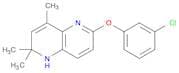1,5-Naphthyridine, 6-(3-chlorophenoxy)-1,2-dihydro-2,2,4-trimethyl-