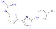 Guanidine, [4-[2-[(3-methylbutyl)amino]-1H-imidazol-4-yl]-2-thiazolyl]-