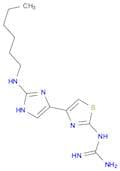 Guanidine, [4-[2-(hexylamino)-1H-imidazol-4-yl]-2-thiazolyl]-