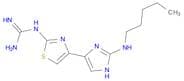 Guanidine, [4-[2-(pentylamino)-1H-imidazol-4-yl]-2-thiazolyl]-