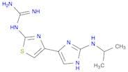 Guanidine, [4-[2-[(1-methylethyl)amino]-1H-imidazol-4-yl]-2-thiazolyl]-