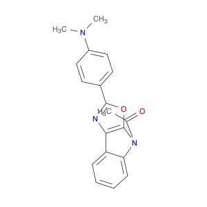 4H-Oxazolo[5,4-b]indole, 4-acetyl-2-[4-(dimethylamino)phenyl]-