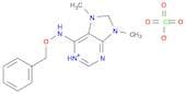 7H-Purinium, 7,9-dimethyl-6-[(phenylmethoxy)amino]-, perchlorate
