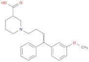 3-Piperidinecarboxylicacid, 1-[4-(3-methoxyphenyl)-4-phenyl-3-buten-1-yl]-