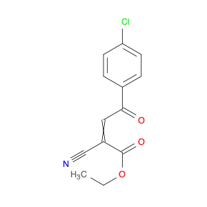 2-Butenoic acid, 4-(4-chlorophenyl)-2-cyano-4-oxo-, ethyl ester