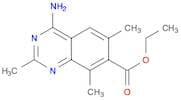 7-Quinazolinecarboxylic acid, 4-amino-2,6,8-trimethyl-, ethyl ester