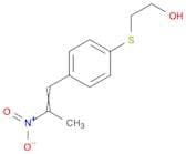 Ethanol, 2-[[4-(2-nitro-1-propenyl)phenyl]thio]-