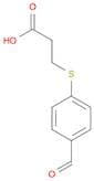 Propanoic acid, 3-[(4-formylphenyl)thio]-