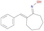 Cycloheptanone, 2-(phenylmethylene)-, oxime, (E,E)-