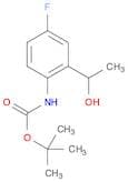 TERT-BUTYL 4-FLUORO-2-(1-HYDROXYETHYL)PHENYLCARBAMATE