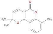2H,5H-Pyrano[3,2-c][1]benzopyran-5-one, 2,2,7-trimethyl-