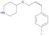 Piperidine, 4-[[3-(4-fluorophenyl)-2-propenyl]oxy]-