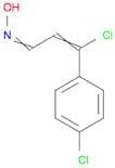 2-Propenal, 3-chloro-3-(4-chlorophenyl)-, oxime