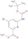 Methyl 4-bromo-6-((tert-butoxycarbonyl)amino)picolinate