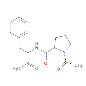 2-Pyrrolidinecarboxamide, 1-acetyl-N-[2-oxo-1-(phenylmethyl)propyl]-