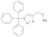 1H-1,2,3-Triazole, 4-[(aminooxy)methyl]-1-(triphenylmethyl)-