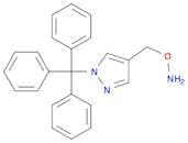 1H-Pyrazole, 4-[(aminooxy)methyl]-1-(triphenylmethyl)-