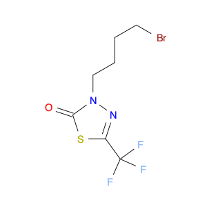 1,3,4-Thiadiazol-2(3H)-one, 3-(4-bromobutyl)-5-(trifluoromethyl)-