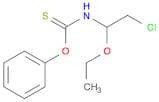 Carbamothioic acid, (2-chloro-1-ethoxyethyl)-, O-phenyl ester