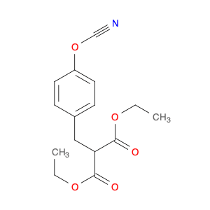 Propanedioic acid, (4-cyanatophenyl)methyl-, diethyl ester