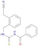 Benzamide, N-[[[2-(cyanomethyl)phenyl]methylamino]thioxomethyl]-