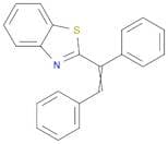 Benzothiazole, 2-(1,2-diphenylethenyl)-