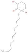Cyclohexanone, 2,6-dibromo-2-dodecyl-