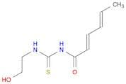 2,4-Hexadienamide, N-[[(2-hydroxyethyl)amino]thioxomethyl]-, (E,E)-
