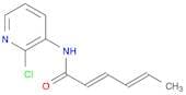 2,4-Hexadienamide, N-(2-chloro-3-pyridinyl)-, (E,E)-
