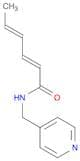 2,4-Hexadienamide, N-(4-pyridinylmethyl)-, (E,E)-