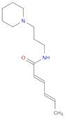 2,4-Hexadienamide, N-[3-(1-piperidinyl)propyl]-, (E,E)-