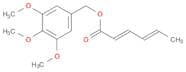 2,4-Hexadienoic acid, (3,4,5-trimethoxyphenyl)methyl ester, (E,E)-