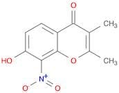4H-1-Benzopyran-4-one, 7-hydroxy-2,3-dimethyl-8-nitro-