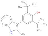 Phenol, 2,6-bis(1,1-dimethylethyl)-4-(2-methyl-1H-indol-3-yl)-