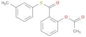 Benzenecarbothioic acid, 2-(acetyloxy)-, S-(3-methylphenyl) ester
