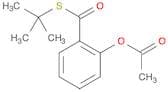 Benzenecarbothioic acid, 2-(acetyloxy)-, S-(1,1-dimethylethyl) ester