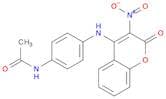 Acetamide, N-[4-[(3-nitro-2-oxo-2H-1-benzopyran-4-yl)amino]phenyl]-