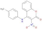 2H-1-Benzopyran-2-one, 4-[(4-methylphenyl)amino]-3-nitro-