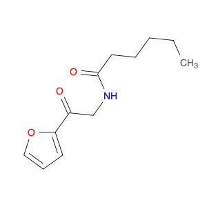 Hexanamide, N-[2-(2-furanyl)-2-oxoethyl]-