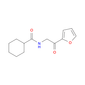 Cyclohexanecarboxamide, N-[2-(2-furanyl)-2-oxoethyl]-