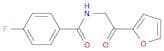 Benzamide, 4-fluoro-N-[2-(2-furanyl)-2-oxoethyl]-