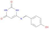2,4(1H,3H)-Pyrimidinedione, 6-[[(4-hydroxyphenyl)methylene]amino]-