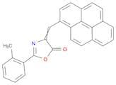 5(4H)-Oxazolone, 2-(2-methylphenyl)-4-(1-pyrenylmethylene)-
