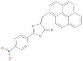 5(4H)-Oxazolone, 2-(4-nitrophenyl)-4-(1-pyrenylmethylene)-