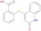 Benzoic acid, 2-[(1,2-dihydro-2-oxo-4-quinolinyl)thio]-