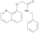 Acetamide, N-(phenylmethyl)-2-(8-quinolinyloxy)-